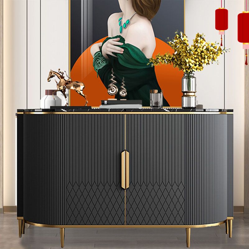 Credenza da pranzo a buffet in legno ingegnerizzato ingegnerizzato contemporaneo