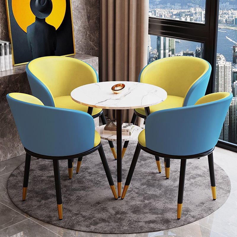 Traditional Luxury Round Dining Table Tripod Base Table for Dining Room Clearhalo ' dining_table' 'Dining Tables & Seating' 'Dining Tables' 'furn' 'furn_dining_table' 'Furniture' 'furniture_dining_table' 'Kitchen & Dining Furniture' 'kitchen&dining_furn' 'kitchen' 'kitchen_dining_table' 1200x1200_cbbe5b01-10c2-4ef4-80fc-0b2e2abe24d4