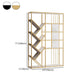 Modern Vertical Etagere Bookshelf Metal Frame Manufactured Wood Shelf Bookcase Clearhalo 'Bookcases' 'Furniture' 'furniture_bookcases' 'Office Furniture' 1200x1200_cbbf0637-e6ff-441a-9869-749c8eddcc5f
