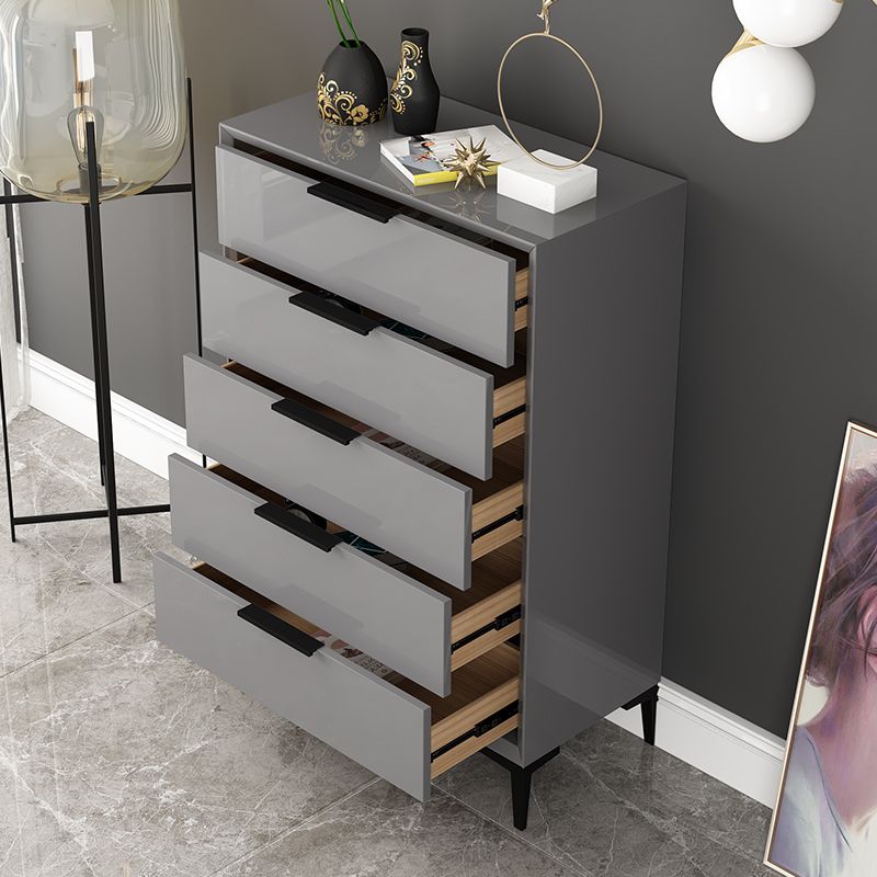 Contemporary Vertical Chest Wood Chest with Drawers for Bedroom Clearhalo 'Bedroom Furniture' 'Dressers & Chests' 'dressers_chests' 'furn' 'furn_dressers_chests' 'Furniture' 1200x1200_cbc593af-80a1-4476-a965-7940c1ebbc73