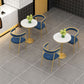 Glam Style Sintered Stone Dining Set 1/3 Pieces Dining Set for Dining Areas Clearhalo 'Dining Room Sets' 'Dining Tables & Seating' 'dining_room_set' 'furn' 'furn_dining_room_set' 'Furniture' 'furniture_dining_room_set' 'Kitchen & Dining Furniture' 1200x1200_cbc66d37-90f3-41d2-85f4-7837d798e8d3