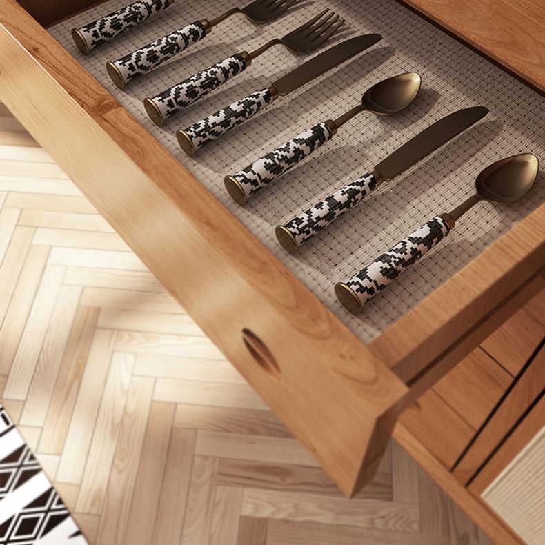 Armadio da cucina in legno in stile moderno 4 cassetti e 2 porte