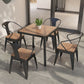 Modern 1/2/3/4/5 Pieces Dining Set Wood Dining Table for Courtyard Balcony Clearhalo 'Dining Room Sets' 'Dining Tables & Seating' 'dining_room_set' 'furn' 'furn_dining_room_set' 'Furniture' 'Kitchen & Dining Furniture' 1200x1200_cbc79687-7d90-4f47-85e7-0b83dd134e09