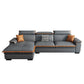 Grey Pillowed Back Cushions Furniture Sectionals with Pillows Clearhalo 'furn' 'furn_sectionals' 'Furniture' 'furniture_sectionals' 'kitchen' 'kitchen_sectionals' 'Living Room Furniture' 'Sectionals' 1200x1200_cbca00c6-84b0-4f29-8ef6-ccaacaac86c4