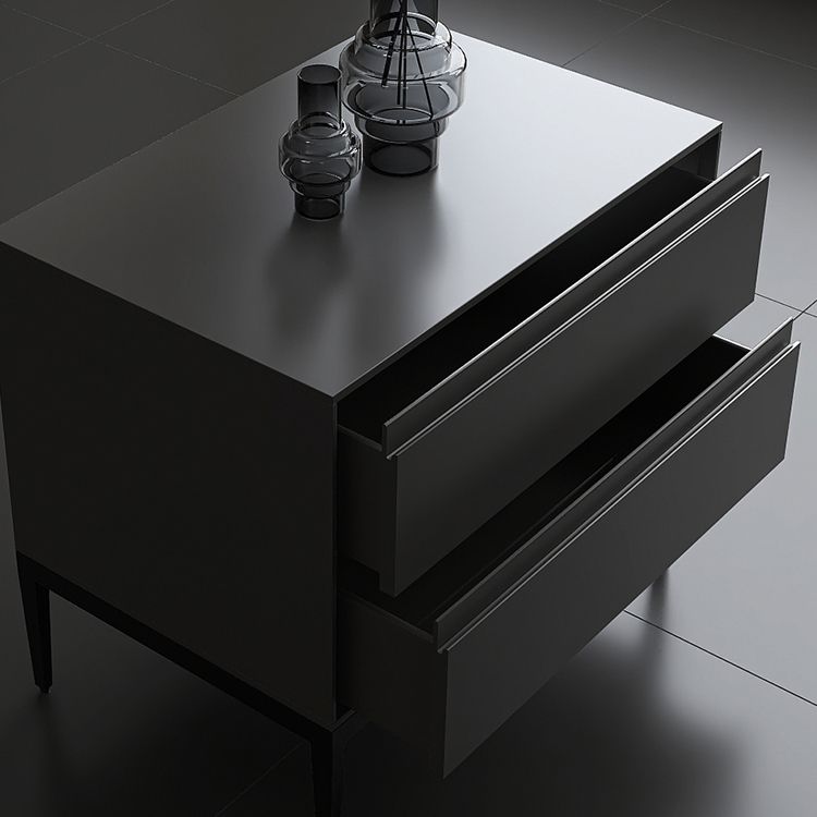 20 "高さ2-金属脚のグラムナイトテーブル付きの引き出しナイトスタンド