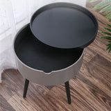 Mesa de mesa de 3 patas Conjunto de mesa de estilo contemporánea Top Table con almacenamiento con almacenamiento