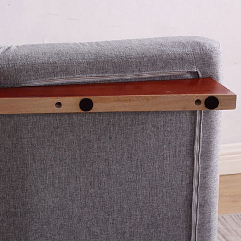 Mid-century Modern 27.95" Wide Pillow Back Armless Convertible Chair Clearhalo 'Accent Chairs' 'accent_chairs' 'Chairs & Seating' 'furn' 'furn_accent_chairs' 'Furniture' 'Living Room Furniture' 1200x1200_cbcfd0f1-2568-45cf-95b9-d8d2d20723c8