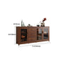 Sideboard moderna legno massiccio senza angoscia con cassetti Creedenza mobili