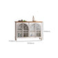 Traditional Display Stand Solid Wood Glass Doors Hutch Cabinet for Bedroom Clearhalo 'Display & China Cabinets' 'display_china_cabinets' 'furn' 'furn_display_china_cabinets' 'Furniture' 'Kitchen & Dining Furniture' 1200x1200_cbd2f368-caee-4b70-a460-a26a0a0242eb