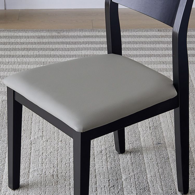 Armless Kitchen Chairs Modern Solid Wood Side Chairs for Dining Room Clearhalo 'Dining Chairs' 'Dining Tables & Seating' 'dining_chair' 'furn' 'furn_dining_chair' 'Furniture' 'furniture_dining_chair' 'Kitchen & Dining Furniture' 1200x1200_cbd4b70d-9561-4152-9d16-7803bb5f861d