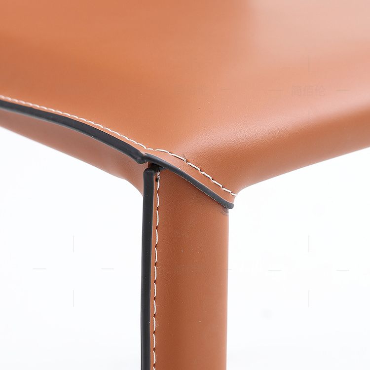 Faux Leather Kitchen Dining Chairs Upholstered Side Chairs with Metal Base Clearhalo 'Dining Chairs' 'Dining Tables & Seating' 'dining_chair' 'furn' 'furn_dining_chair' 'Furniture' 'Kitchen & Dining Furniture' 1200x1200_cbd5f52a-b9fc-4e58-beeb-1bac031bf111