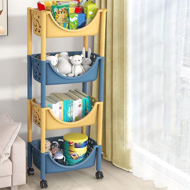 Libreria in stile moderno Etagere Libreria di plastica aperta per la casa