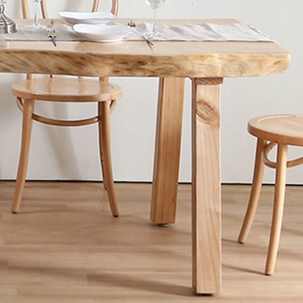 Rectangle Solid Wood Dining Table Simplicity 4 Legs Table for Dining Room Clearhalo ' dining_table' 'Dining Tables & Seating' 'Dining Tables' 'furn' 'furn_dining_table' 'Furniture' 'furniture_dining_table' 'Kitchen & Dining Furniture' 'kitchen&dining_furn' 'kitchen' 'kitchen_dining_table' 1200x1200_cbdd9a7d-b370-427d-b87a-7dd092e3f1bf
