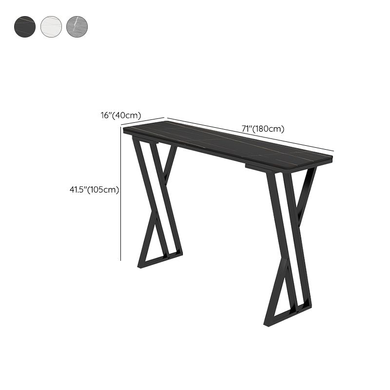 Bartisch-Set aus Stein im modernen Stil, 1/2/5-teilig, rechteckiges Pub-Set für den Innenbereich