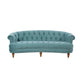 Classic Glam 3-seater Sofa Rolled Arm Couch with Tufted Back for Living Room Clearhalo 'Furniture' 'furniture_sofas' 'Living Room Furniture' 'Sofa' 'sofas' 1200x1200_cbde9250-126d-455f-a572-27ecc1472419
