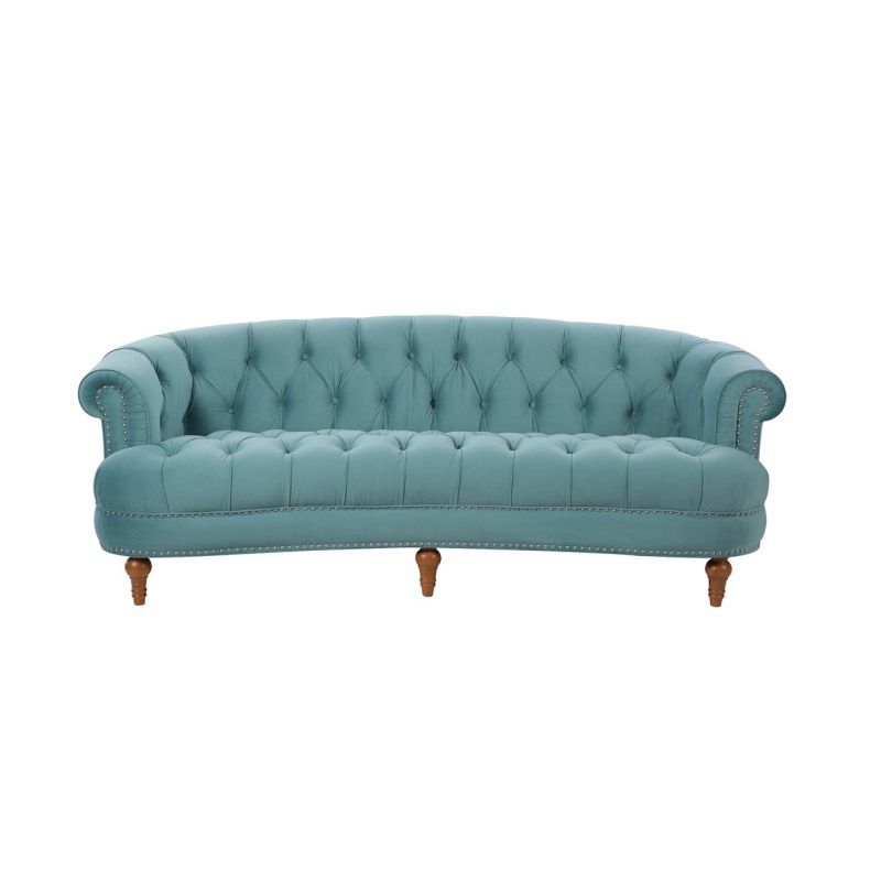 Classic Glam 3-seater Sofa Rolled Arm Couch with Tufted Back for Living Room Clearhalo 'Furniture' 'furniture_sofas' 'Living Room Furniture' 'Sofa' 'sofas' 1200x1200_cbde9250-126d-455f-a572-27ecc1472419