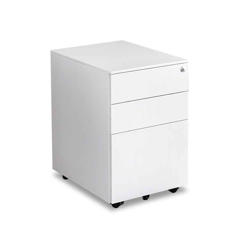 Contemporary File Cabinets Steel Frame Electronic Lock Mobile Filing Cabinet with Wheels Clearhalo 'Filing Cabinets' 'filling_cabinets' 'furn' 'furn_filling_cabinets' 'Furniture' 'Office Furniture' 1200x1200_cbdfd065-2fc9-4836-b8af-a264821b042f