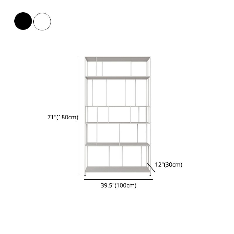 Modern Metal Etagere Bookshelf Vertical Iron Bookshelf for Living Room Clearhalo 'Bookcases' 'furn' 'furn_bookcases' 'Furniture' 'furniture_bookcases' 'Office Furniture' 1200x1200_cbe227ca-2db2-4570-92ef-a5b1cadf2359