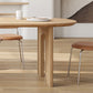 Modern Style Wooden Table Free Form Table with 3 Legs for Home Clearhalo 'Dining Tables & Seating' 'Dining Tables' 'dining_table' 'furn' 'furn_dining_table' 'Furniture' 'Kitchen & Dining Furniture' 1200x1200_cbe23ff3-ce8b-4df7-bac1-8f4066942e8e