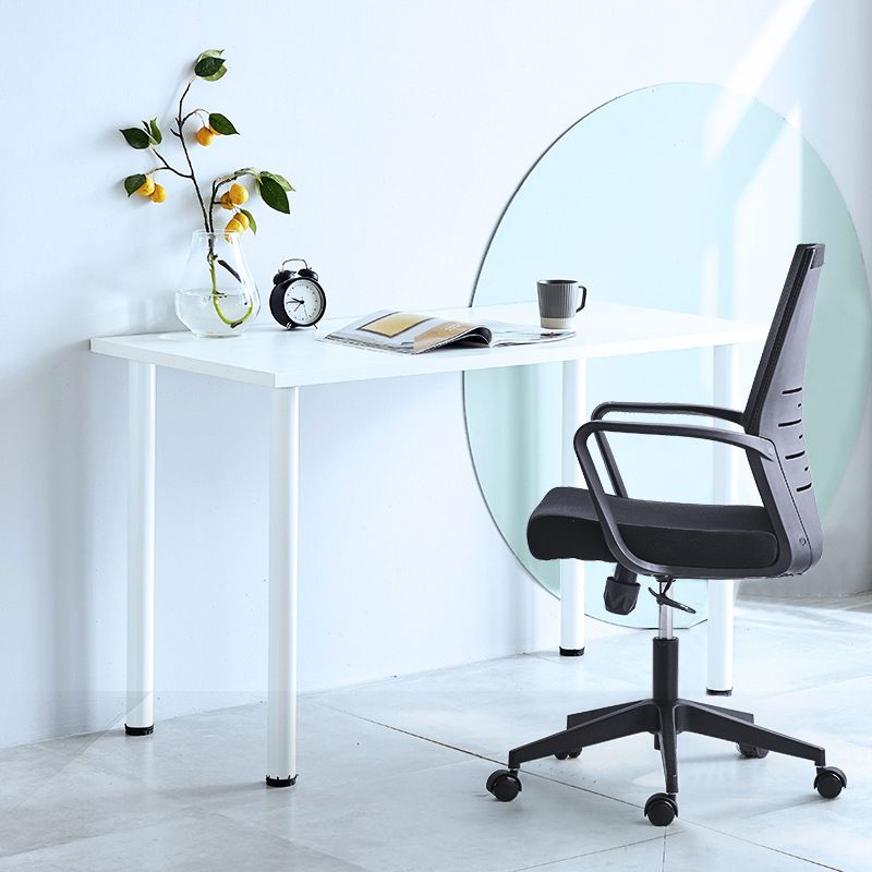 24"W Moderner Schreibtischstuhl, atmungsaktiver, schwarzer Air Grid-Bürostuhl