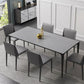 Sintered Stone Home Dining Table Modern Rectangle Dining Room Table