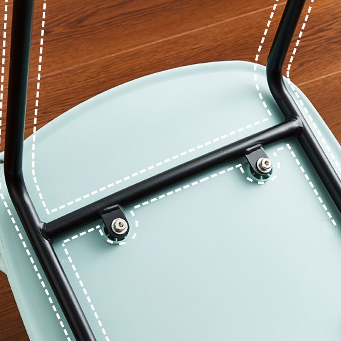 Home Dining Armless Chairs Dining Side Chairs with Metal Legs (Set of 4) Clearhalo ' kitchen&dining_furn' 'Dining Chairs' 'Dining Tables & Seating' 'dining_chair' 'furn' 'furn_dining_chair' 'Furniture' 'furniture_dining_chair' 'Kitchen & Dining Furniture' 'kitchen' 1200x1200_cbe469eb-fb99-4df2-b606-a310ed294896