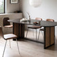 Modern Ash Wood Dining Table Oval Wooden Table with Double Pedestal in Black Clearhalo 'Dining Tables & Seating' 'Dining Tables' 'dining_table' 'furn' 'furn_dining_table' 'Furniture' 'Kitchen & Dining Furniture' 1200x1200_cbe5e583-cbfa-4e55-ba33-a29e2b040afe