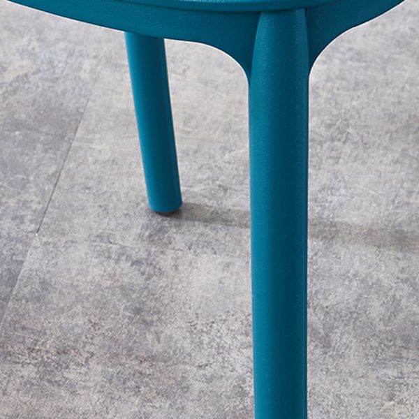 Contemporary Style Open Back Plastic Home Use Dining Side Chair Clearhalo 'Dining Chairs' 'Dining Tables & Seating' 'dining_chair' 'furn' 'furn_dining_chair' 'Furniture' 'Kitchen & Dining Furniture' 1200x1200_cbe90454-36ca-4000-8366-65026d38d7dd