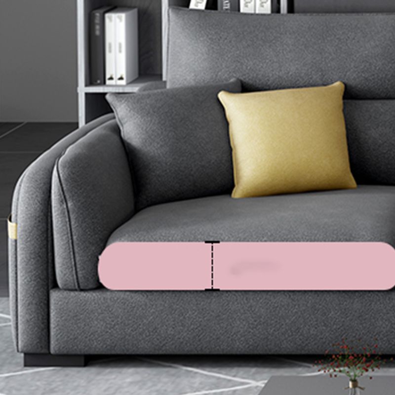 Contemporary Right Hand Facing Sectional with Pillowed Back Cushions for Four People Clearhalo 'furn' 'furn_sectionals' 'Furniture' 'furniture_sectionals' 'kitchen' 'kitchen_sectionals' 'Living Room Furniture' 'Sectionals' 1200x1200_cbeaf054-b9ab-4a02-b56a-bd5280959fb3