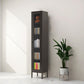 Multiple Colors Modern Style Bookshelf, Metal Bookcase for Home
