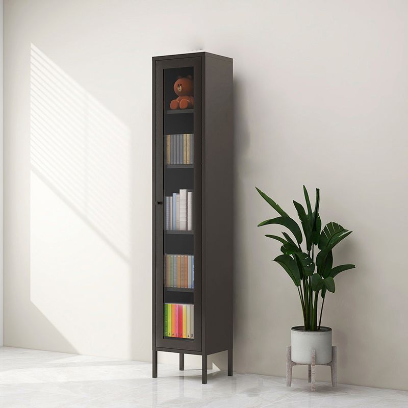 Multiple Colors Modern Style Bookshelf, Metal Bookcase for Home