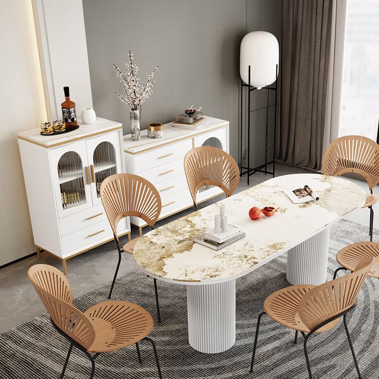 Armadio in stile glam Armadio artificiale telaio in legno e lateà cucina per porte in vetro per sala da pranzo