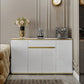 Artificial Wood Sideboard Modern Buffet Server Cabinet with Storage for Living Room