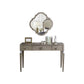 Two Piece Traditional Mirrored Vanity Set Solid Wood Dressing Table