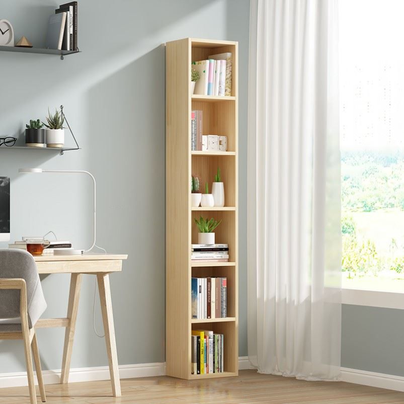 Scandinavian Pine Standard Bookshelf Vertical Closed Back Bookshelf for Living Room Clearhalo 'Bookcases' 'furn' 'furn_bookcases' 'Furniture' 'furniture_bookcases' 'kitchen' 'kitchen_bookcases' 'Living Room Furniture' 'Office Furniture' 1200x1200_cbef7975-7561-4348-af47-d2d3d422cc45
