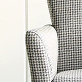 Bedroom Arms Included Basic Four Leg Track Arms Fixed Back Arm Chair