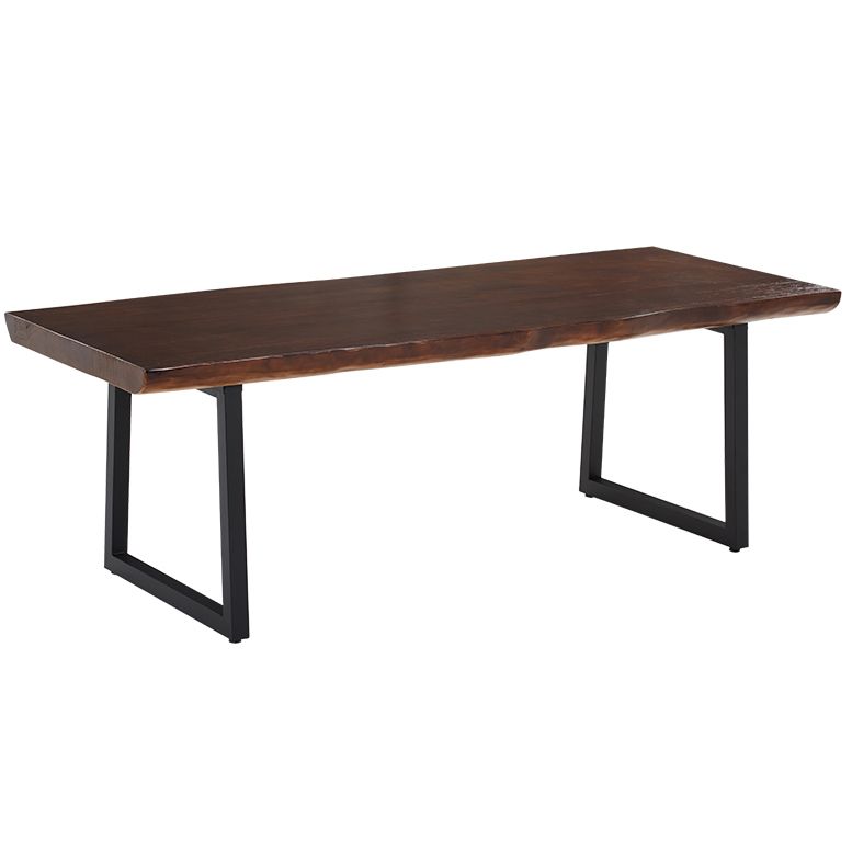 Escritorio de oficina de madera sólida de estilo de escritura de casa y oficina de estilo contemporáneo marrón