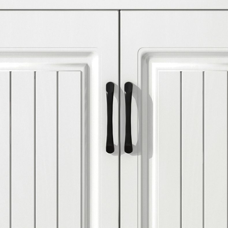 Serveur de restauration en bois blanc d'ingénierie serveur de buffet moderne avec tiroirs