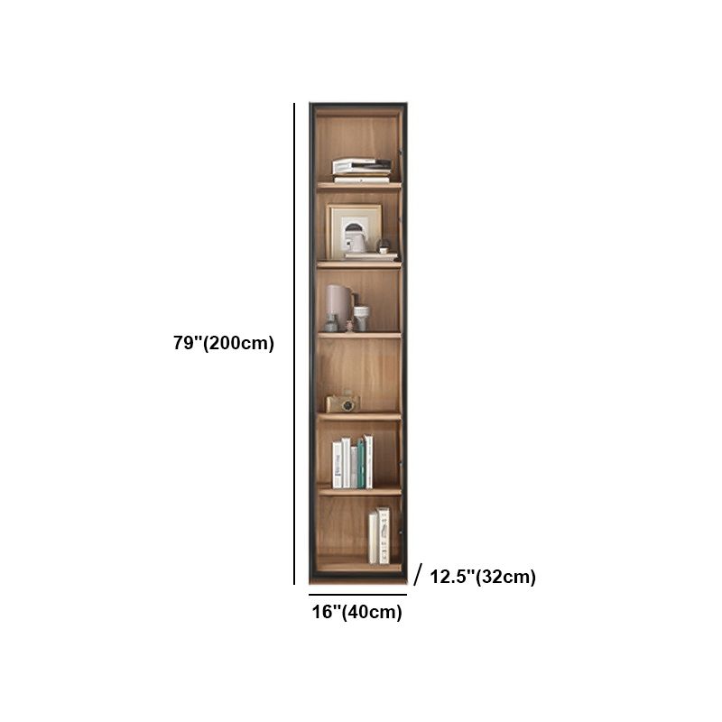 Solid Wood Bookcase Contemporary Style Bookshelf for Home Office Study Room Clearhalo 'Bookcases' 'furn' 'furn_bookcases' 'Furniture' 'Office Furniture' 1200x1200_cbf2a76c-650d-4a5d-aebb-2024ca0f0cf0