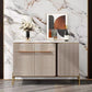 Gabinetto della sideboard del salotto in legno Glam Glam Buffet Server con archiviazione e cassetto