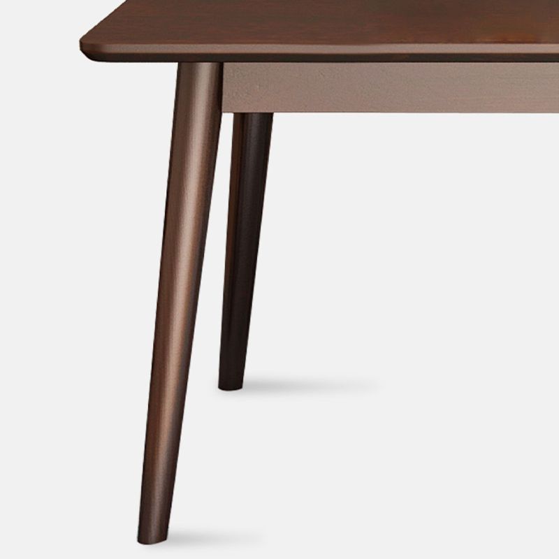 Brown Rectangle Dining Table Solid Wood Dining Table for Dining Room Clearhalo 'Dining Tables & Seating' 'Dining Tables' 'dining_table' 'furn' 'furn_dining_table' 'Furniture' 'Kitchen & Dining Furniture' 1200x1200_cbf66f00-4221-4e9b-b8f0-31405300a8aa