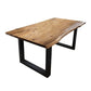 Industrial Pine Wood Table for Restaurant Dining Table with Double Pedestal Clearhalo 'Dining Tables & Seating' 'Dining Tables' 'dining_table' 'furn' 'furn_dining_table' 'Furniture' 'furniture_dining_table' 'Kitchen & Dining Furniture' 'kitchen' 'kitchen_dining_table' 1200x1200_cbf70981-789f-4fca-bd14-db7e7e3ec5ac