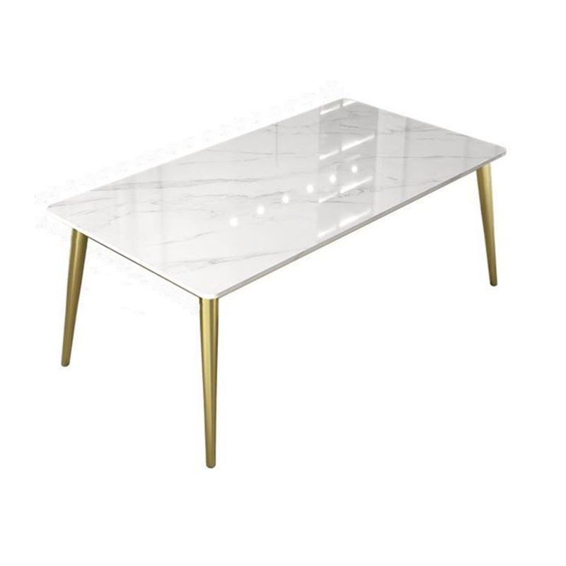 Luxury Rectangle Dinner Table Dining Room Stone Dining Table