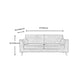 Nordic Square Arm Standard Sofa Slipcovered Couch with Pillows for 2 People Clearhalo 'Furniture' 'furniture_sofas' 'Living Room Furniture' 'Sofa' 'sofas' 1200x1200_cbf76679-465e-4125-ad3c-702bdae6c656