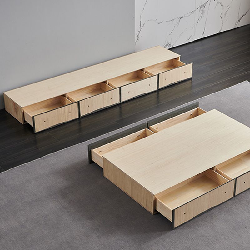 Contemporary Style Stone TV Stand Enclosed Storage TV Cabinet with Drawers Clearhalo 'furn' 'furn_tv_stands_entertainment_centers' 'Furniture' 'Living Room Furniture' 'TV Stands & Entertainment Centers' 'TV Stands & Media Storage Furniture' 'tv_stands_entertainment_centers' 1200x1200_cbf900cf-c3fd-4f04-9922-58cc9b893a57