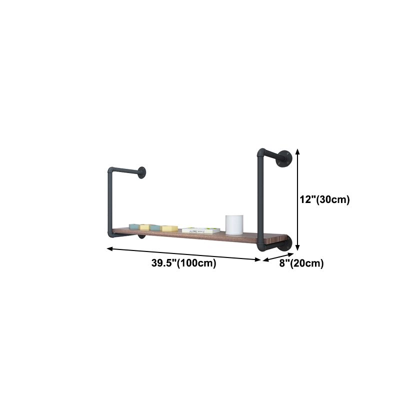 Wall Mounted Bookshelf Industrial Style Solid Wood Bookcase for Home Office Clearhalo 'Bookcases' 'furn' 'furn_bookcases' 'Furniture' 'furniture_bookcases' 'kitchen' 'kitchen_bookcases' 'Living Room Furniture' 'Office Furniture' 1200x1200_cbf96615-d44f-45a0-93a2-59987463a569