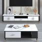 Glam Style TV Stand Stone Open Storage TV Console with Shelves Clearhalo 'furn' 'furn_tv_stands_entertainment_centers' 'Furniture' 'Living Room Furniture' 'TV Stands & Entertainment Centers' 'TV Stands & Media Storage Furniture' 'tv_stands_entertainment_centers' 1200x1200_cbfa2afd-f26e-40e6-897c-d3ec5b20362a