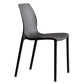 Plastic Scandinavian Dining Kitchen Room Side Chair Solid Back Chair Clearhalo 'Dining Chairs' 'Dining Tables & Seating' 'dining_chair' 'Furniture' 'furniture_dining_chair' 'Kitchen & Dining Furniture' 1200x1200_cbfc88ca-fa74-4f70-bcb6-4c39dddef117