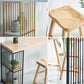 Glam 1/3 Pieces Bar Table Set Rectangle Wood Counter Table with Stools for Dining Room