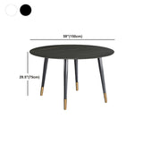 Traditional Luxury Dining Table Stone and Metal Round Tripod Base Dining Table Clearhalo 'Dining Tables & Seating' 'Dining Tables' 'dining_table' 'furn' 'furn_dining_table' 'Furniture' 'furniture_dining_table' 'Kitchen & Dining Furniture' 'kitchen' 'kitchen_dining_table' 1200x1200_cc012182-73b6-468b-a155-ac1fb2140cfe